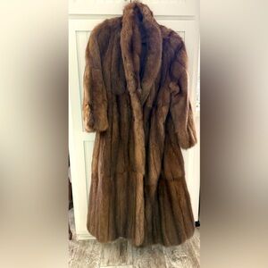 Real Russian Sable coat reversible